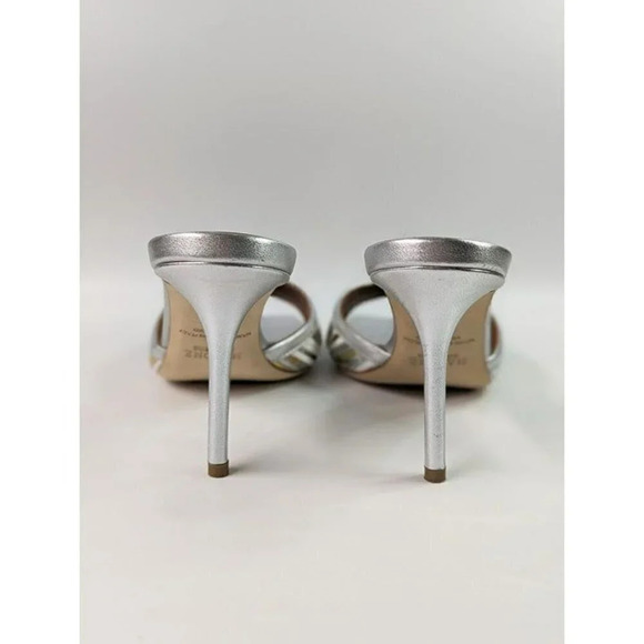 Malone Souliers Women's Perla 85 Metallic Mules Sandals Size 36.5 EU (MSRP $695) - Picture 7 of 11